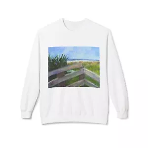 Ocean Time Sweatshirt, Beach Vibes Jumper, Coastal Style Pullover  - Picture 1 of 43