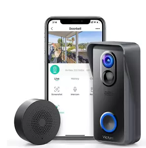 Victure VD300 WiFi Video-Türklingel Video Doorbell Wireless - Aussteller- - Bild 1 von 7