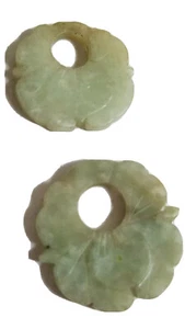 Pendientes de jade étnicos verdes pequeños coleccionables de América Latina - Imagen 1 de 12