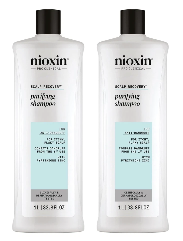 Nioxin Scalp Recovery Medicating Cleanser Shampoo 33.8 oz (Pack of 2) - Image 1 of 1