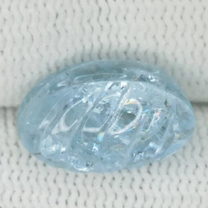 Hermosa aguamarina natural "azul cielo" tallada de lujo de 6,58 quilates de la India...!!!! - Imagen 1 de 2