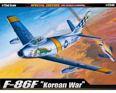 Academy USAF North American F-86F "Korean War" Special Ed. 1:72 12546 modellismo - Immagine 1 di 4