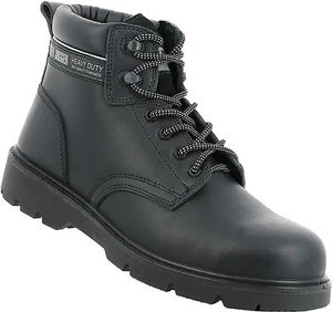 Stivali da lavoro da uomo jogger di sicurezza HI Top X1100N punta in acciaio nero 100% autentici B. Nuovo - Foto 1 di 6
