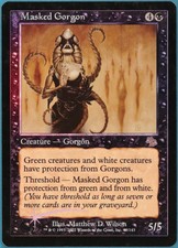 Masked Gorgon FOIL Judgment PLD Black Rare MAGIC MTG CARD (ID# 246502) ABUGames