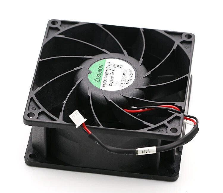 1PC PMD1209PMB2-A (2) .R.GN 12V 8.5W 9238 9CM 2-pin dual ball cooling fan - Image 1 of 1