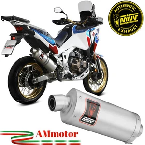 Mivv Honda Africa Twin 1100 2021 Escape Para Moto Silenciador Exhaust Dakar Inox - Imagen 1 de 4