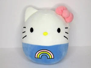 Squishmallow Regenbogen Hello Kitty blau 7"" Sanrio - Bild 1 von 3