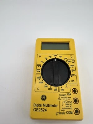 Multímetro digital General Electric GE GE2524 sem cabos multímetro apenas LEIA!!! - Imagem 1 de 4