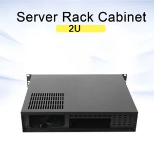 2U Rack Server Case Rackmount Supports Mini ITX and micro ATX (9.6“ x 9.6”) US - Picture 1 of 12