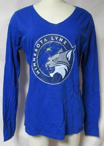 Minnesota Lynx Women's Size Small Long Sleeve V-Neck T-Shirt C1 4198 Cover