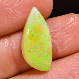 03.50Cts. 100% Natural Multi Fire Monarch Opal Fancy Cabochon Loose Gemstone