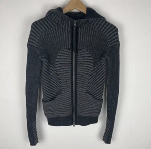 Lululemon Athletica Lululemon Embrace Hoodie Strick meliert M grau schwarz 4 Mgd - Bild 1 von 6