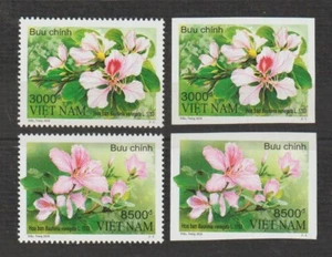 2018 Vietnam Stamps Flowers Scott # 3592-3593 Perf. & Imperf. MNH - Picture 1 of 1