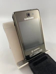 Samsung F480V Tocco Black Vodafone Network 240MB 2.8" 5MP Touch FM Classic Phone - Picture 1 of 14