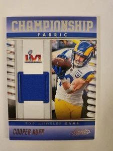 2023 Panini Absolute - Championship Fabric Cooper Kupp #CF-1 (MEM) - Picture 1 of 2