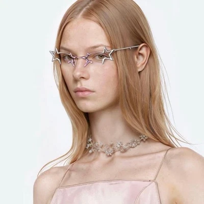 Óculos de sol Gentle Monster Milky Way 02P marca designer moda coreana - Imagem 1 de 4