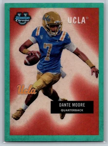 Dante Moore 2023 Bowman University Chrome 1955 Aqua Refractor /150 55BF-6 - Picture 1 of 2