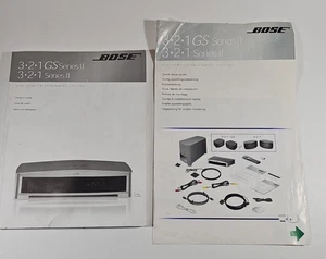 BOSE AV3-2-1 GS GS Series II Media Center OWNERS MANUAL INSTRUCTION 321 - Picture 1 of 1