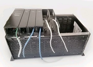 GE FULL RACK | IC697CPM790 | IC697CMM742 | IC697CHS790G | IC697PWR711J | TESTED - Picture 1 of 8