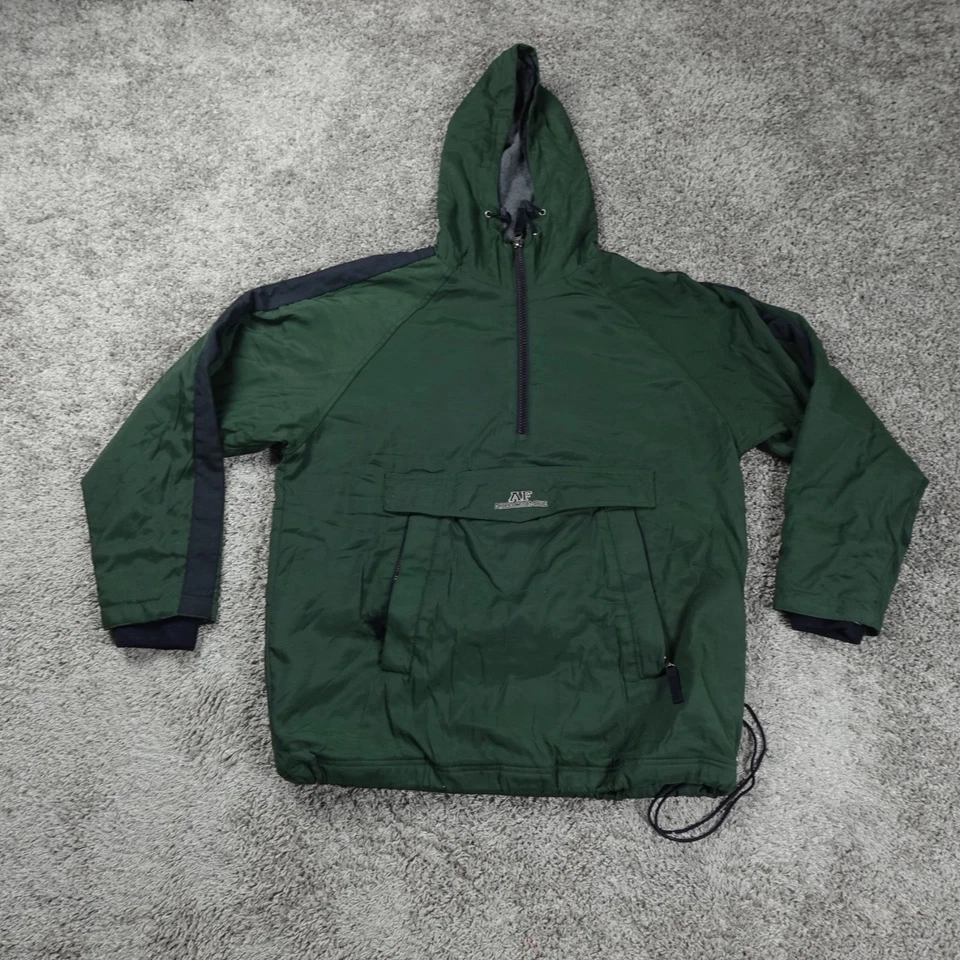 Chaqueta Abercrombie & Fitch Para Hombre Pequeño Rendimiento Grande Pullover Nylon Años 90 Foto 1 de 4