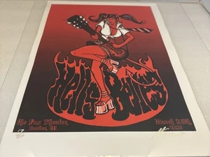 Póster original del espectáculo AC/DC HELLS BELLES en concierto Boulder Co FOX Theater - Imagen 1 de 4