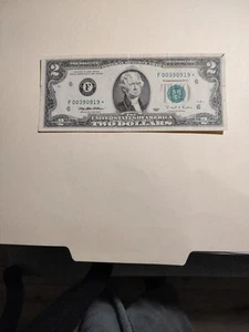 1995 F Series Two Dollar Star Note F00390919* - Picture 1 of 2