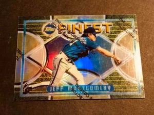 1995 Topps Finest Refractor w/peel Jeff Montgomery Royals #214 - Picture 1 of 2