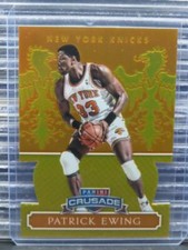 2014-15 Panini Excalibur Patrick Ewing Crusade Orange Die-Cut #01/60 Knicks