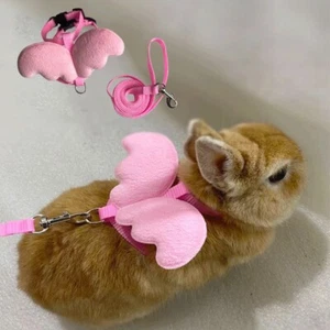 Arnés y correa pequeños para mascotas, conejo y gato, lindas alas de Ángel - Bild 1 von 9