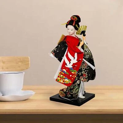 Japanische Geisha Kimono Puppe 25 cm Geisha Figur für Schlafzimmer Schrank Schreibtisch - Bild 1 von 4