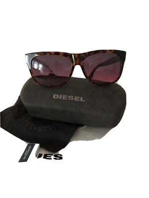 Gafas de sol DIESEL 0085-55B-57 NUEVAS PARA MUJER Burdeos Habana degradadas humo Foto 1 de 4