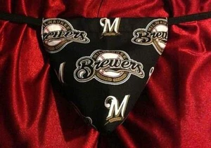 Tanga de béisbol para hombre Milwaukee Brewers MLB ropa interior masculina - Imagen 1 de 1