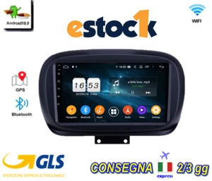 CAR TABLET FIAT 500X AUTORADIO ANDROID 12 2din 9" 4GB RAM 32 GB ROM WiFi CARPLAY - Foto 1 di 10