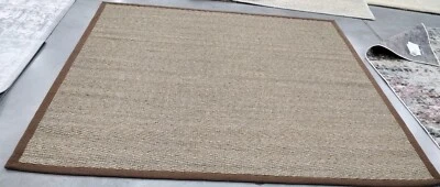 NATURAL / BROWN 8' X 8' SQ Back Stain Rug, Reduced Price 1172758637 NF115B-8SQ - Image 1 of 4