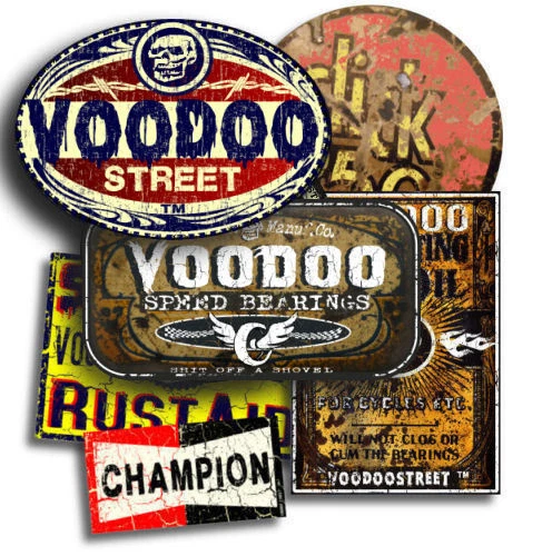 Rat Sticker Packung,Ratty Selbstklebend,Voodoo + Gratis Champion Sticker! 6 - Bild 1 von 1