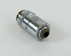 Nikon M Plan 40x / 0.65na DIC Microscope Objective - 1mm Working Distance - Picture 1 of 3
