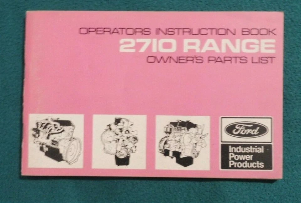 FORD operators instruction book 2710 RANGE - 1973 - Immagine 1 di 1