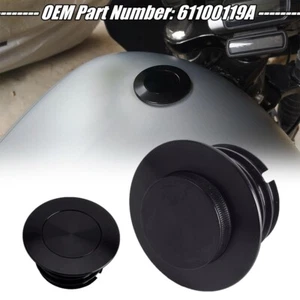 Tapa de tanque de gasolina ventilada emergente para Harley Softail Street Bob FXBB S FXBR FXST 18-22 - Imagen 1 de 9