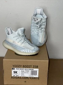 Adidas Yeezy Boost 350 V2 INFANTS 9K Sneaker Cloud White Non-Reflective - FW3046 - Picture 1 of 7