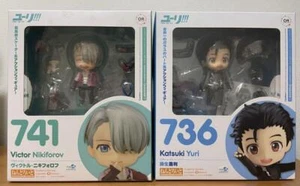 Nendoroid Yuri on ICE 736 Yuri Katsuki 741 Victor Nikiforov figure Set of 2 JPN - Picture 1 of 1