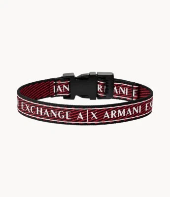 ARMANI EXCHANGE красный и черный браслет манжеты новый в коробке - Изображение 1 из 3