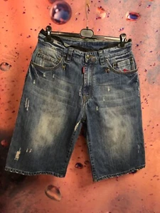Vintage Dsquared2 luxury denim Shorts size 50 - Picture 1 of 9