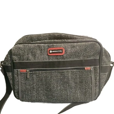 American Flyer Carry-On Travel Bag with adjustable Shoulder Strap Gray - Image 1 of 4