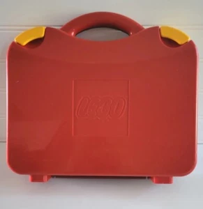 2012 LEGO Red Travel Carrying Case Storage Container w/ Dividers - Picture 1 of 5