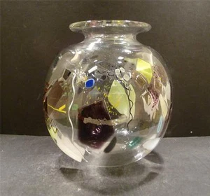 Modern Design Studio Glass Vase By Krantz - MINT - Picture 1 of 1