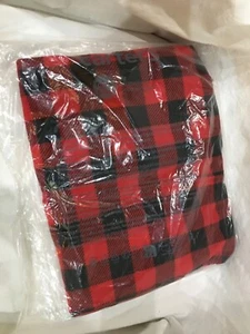New Carter's Kid Boys 1-Piece Plaid Fleece Footie Pajamas Red Black Many Sizes - Picture 1 of 4