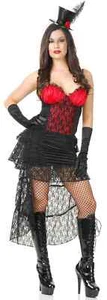 Steampunk Vampira Victoria Vampire Fancy Dress Up Halloween Sexy Adult Costume - Picture 1 of 6