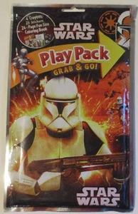 Star Wars Play Pack Grab & Go! Coloring Book/Stickers/Crayons by Bendon (ver. 2) - Picture 1 of 3
