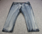 Ecko Unltd Jeans Mens 48 Blue Light Denim Wide Leg Athletic Skater Grunge Y2k