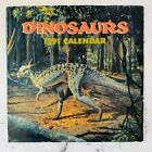 Vintage 1991 Dinosaurs Calendar New Season Publishing Printed In Yugoslavia
